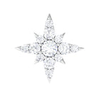 Rosec Jewels-Sparkling Diamond Starburst Earring for Cartilage Piercing