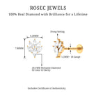 Rosec Jewels-Marquise Diamond Leaf Cluster Helix Earring