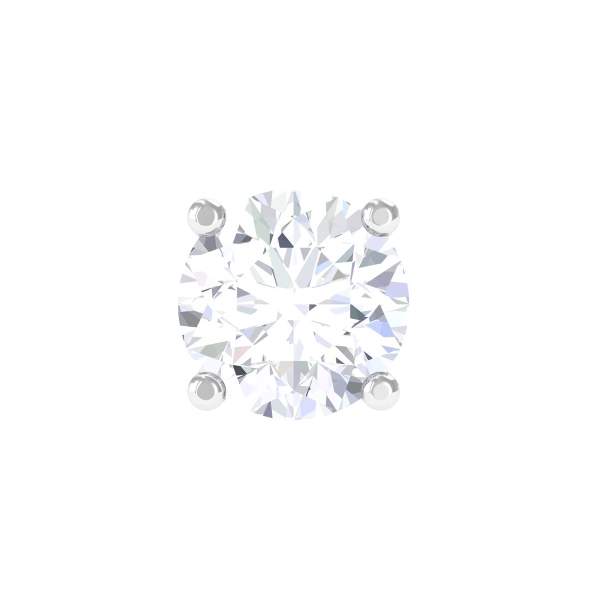 Rosec Jewels-Minimalist Diamond Solitaire Earring for Tragus Piercing