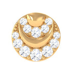 Rosec Jewels-Moissanite Circle Cartilage Earring in Pave Setting