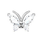 Rosec Jewels-Marquise Moissanite Butterfly Cartilage Earring