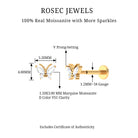 Rosec Jewels-Marquise Moissanite Butterfly Cartilage Earring