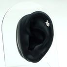 Rosec Jewels-Marquise Diamond Leaf Cluster Earring for Cartilage Piercing