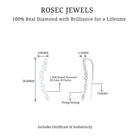 Rosec Jewels-Natural Diamond Climber Earring for Helix Piercing