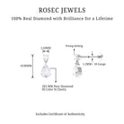 Rosec Jewels-Genuine Diamond Teardrop Cartilage Earring