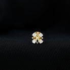 Rosec Jewels-Real Diamond Flower Earring for Cartilage Piercing