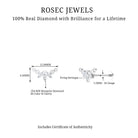 Rosec Jewels-Marquise Diamond Crawler Earring for Cartilage Piercing