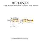 Rosec Jewels-Natural Diamond Bow Cartilage Piercing Earring