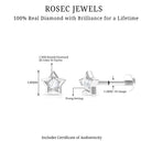 Rosec Jewels-Dainty Diamond Star Earring for Tragus Piercing