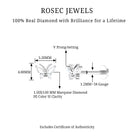 Rosec Jewels-Marquise Diamond Butterfly Cartilage Earring