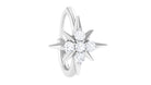 Rosec Jewels-Moissanite Starburst Cartilage Hoop Earring