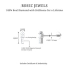 Rosec Jewels-Tiny Diamond Three Stone Bar Tragus Earring