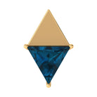 Rosec Jewels-Triangle London Blue Topaz Geometric Earring