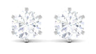 Rosec Jewels-Real Diamond Solitaire Martini Stud Earrings