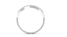 Natural Diamond Half Eternity Minimal Stackable Ring Diamond - ( HI-SI ) - Color and Clarity - Rosec Jewels