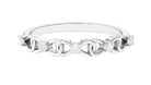 Diamond Interlock Infinity Band Ring Diamond - ( HI-SI ) - Color and Clarity - Rosec Jewels