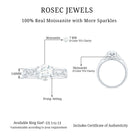 1.50 CT Vintage Inspired Solitaire Moissanite Celtic Ring in Gold Moissanite - ( D-VS1 ) - Color and Clarity - Rosec Jewels