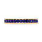 1.50 CT Blue Sapphire Full Eternity band Ring Blue Sapphire - ( AAA ) - Quality - Rosec Jewels