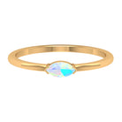 Marquise Cut Solitaire Ethiopian Opal East West Promise Ring Ethiopian Opal - ( AAA ) - Quality - Rosec Jewels