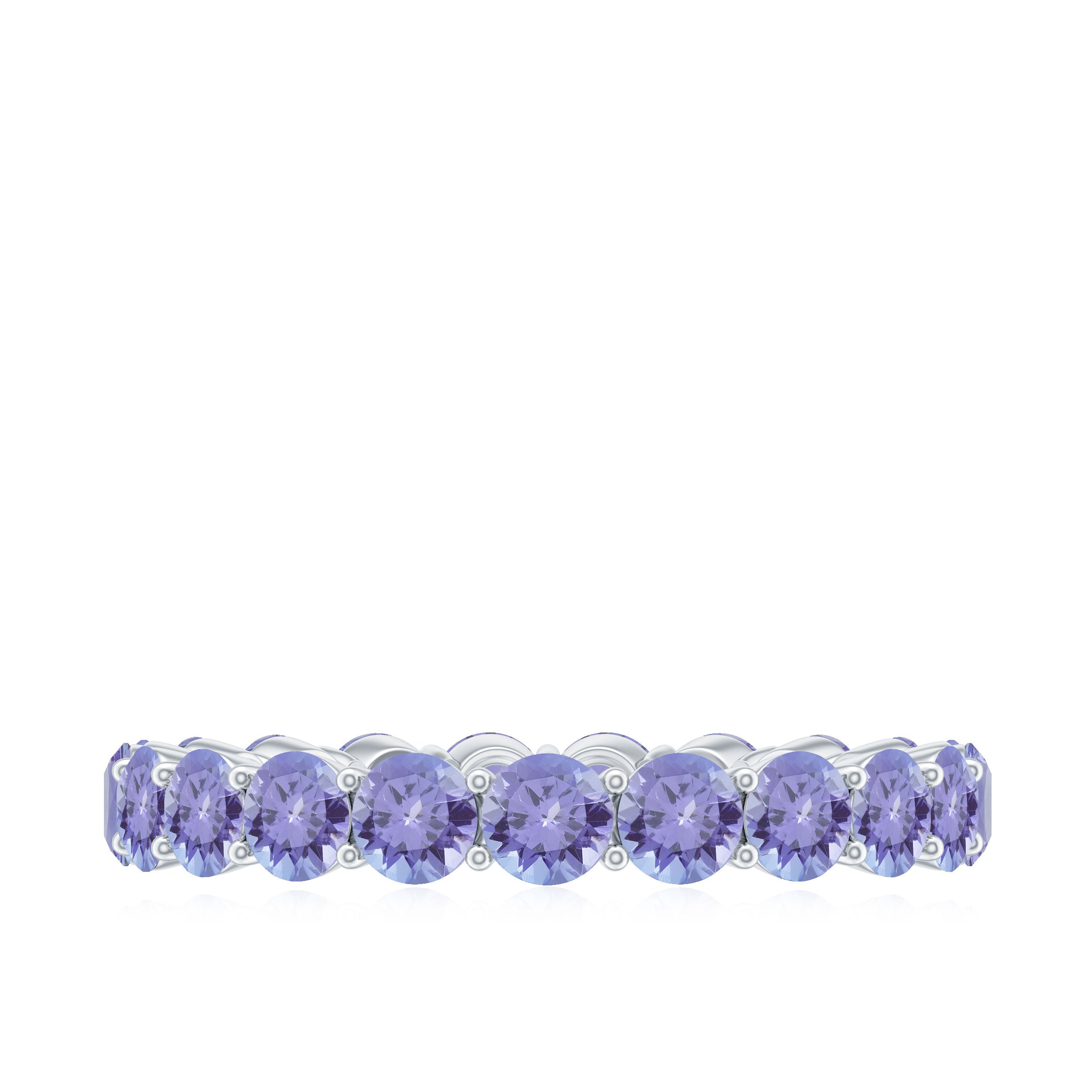 Full Eternity Ring with 2.25 CT Tanzanite Tanzanite - ( AAA ) - Quality - Rosec Jewels