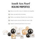 Elegant South Sea Pearl Solitaire Engagement Ring with Diamond Accent South Sea Pearl - ( AAA ) - Quality - Rosec Jewels