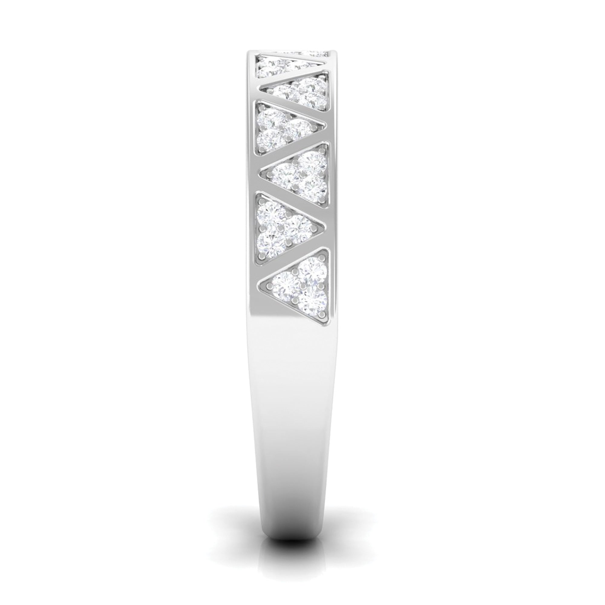 Classic Diamond Band Ring Diamond - ( HI-SI ) - Color and Clarity - Rosec Jewels