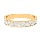 Classic Diamond Band Ring Diamond - ( HI-SI ) - Color and Clarity - Rosec Jewels